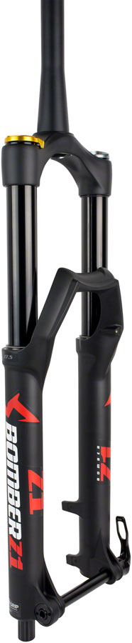 Marzocchi Bomber Z1 Suspension Fork - 29", 140 mm, 15 x 110 mm, 44 mm Offset, Matte Black, GRIP, Sweep Adjust