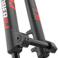 Marzocchi Bomber DJ Suspension Fork: 26", 100mm, Grip Damper, 20 x 110mm, 37mm Offset, Black