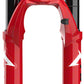 Marzocchi Bomber DJ Suspension Fork: 26", 100mm, Grip Damper, 20 x 110mm, 37mm Offset, Red