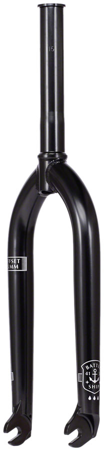 We The People BattleShip BMX Fork - 20", 15mm Offset, Black
