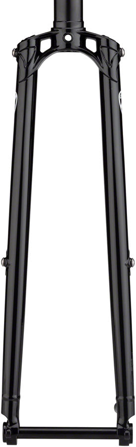 All-City Super Professional Fork - 650b/700c, 1-1/8" Straight Steerer, Thru Axle, Disc, Black