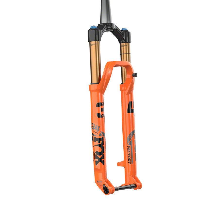 FOX 34 Step-Cast Factory Suspension Fork - 29", 120 mm, 15 x 110 mm, 44 mm Offset, Shiny Orange, FIT4, 3-Position
