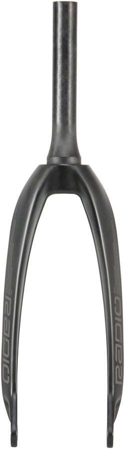 Radio Raceline Solar Carbon Fork - 1 1/8-1-1/2'', 20mm Dropouts, Matte Black