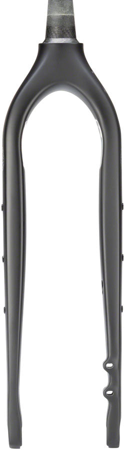 Salsa Cutthroat Carbon Deluxe V2 Fork - 29", 110x15mm Thru-Axle, 1-1/8" Tapered, Carbon, Flat Mount Disc, Matte Black