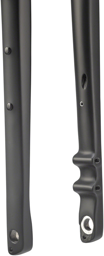 Salsa Cutthroat Carbon Deluxe V2 Fork - 29", 110x15mm Thru-Axle, 1-1/8" Tapered, Carbon, Flat Mount Disc, Matte Black