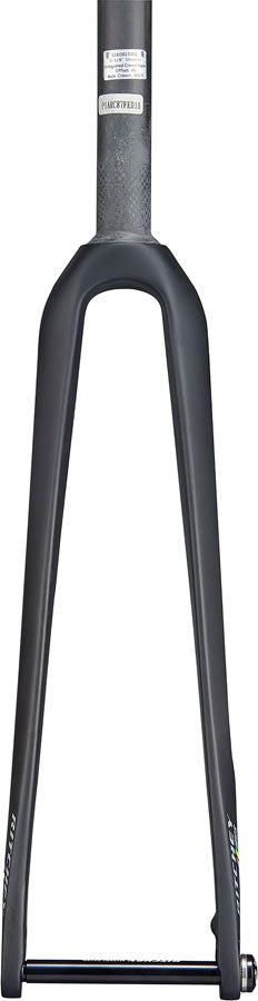 Ritchey WCS Carbon Road Disc Fork - 1-1/8", 46mm Rake, Flat Mount , 12mm Thru x 100mm, Black