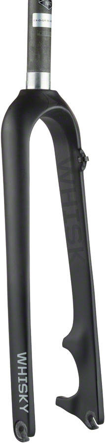 WHISKY No.7 CX Fork - QR, 1-1/8" Straight Carbon Steerer, Post MountDisc, Matte Black