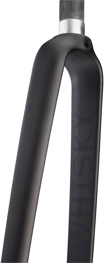 WHISKY No.7 RD+ Fork - QR, 1-1/8" Straight Carbon Steerer, Mid Reach Rim Brake, Matte Black