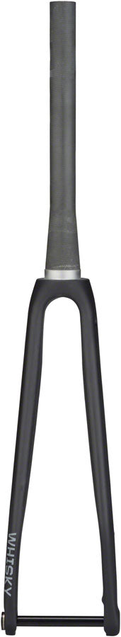 WHISKY No.7 RD Fork - 12mm Thru-Axle, 1.5" Tapered Carbon Steerer, Flat Mount Disc, Matte Black