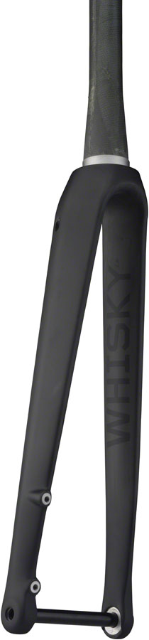 WHISKY No.7 RD Fork - 12mm Thru-Axle, 1.5" Tapered Carbon Steerer, Flat Mount Disc, Matte Black