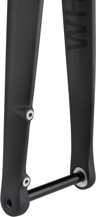 WHISKY No.7 RD Fork - 12mm Thru-Axle, 1.5" Tapered Carbon Steerer, Flat Mount Disc, Matte Black