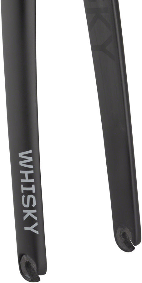 WHISKY No.7 Road Fork - QR, 1-1/8" Straight Carbon Steerer, Rim Brake ,Matte Black