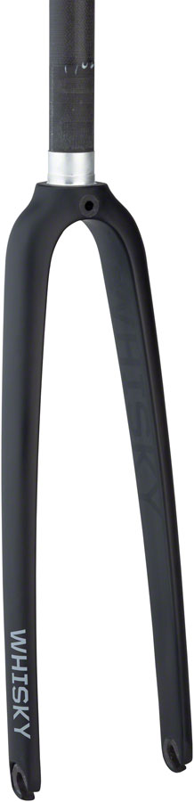 WHISKY No.7 Road Fork - QR, 1-1/8" Straight Carbon Steerer, Rim Brake ,Matte Black