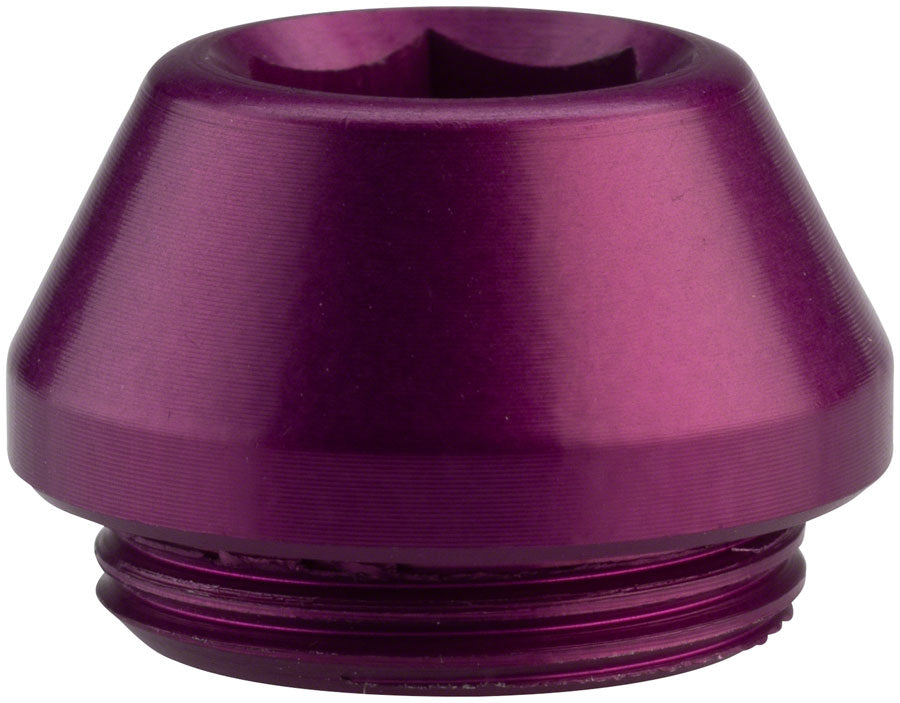 Wolf Tooth 12mm Rear Thru Axle Axle Cap Purple