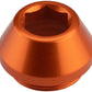 Wolf Tooth 12mm Rear Thru Axle Axle Cap Orange
