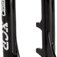 SR Suntour XCR Air 24 Suspension Fork - 24", 1-1/8" Threadless Steerer, 63mm, Disc, Black
