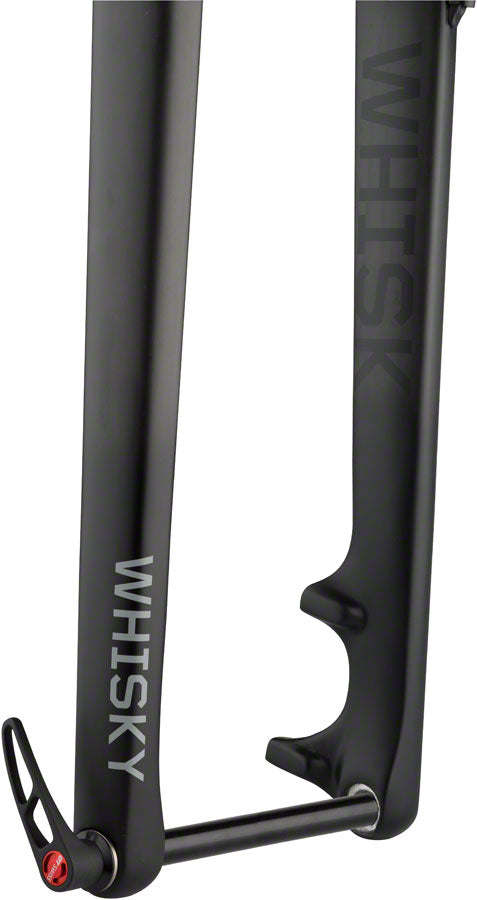 WHISKY No.9 Fat Fork - 15 x 150mm Thru-Axle, 1.5" Tapered Carbon Steerer ,Post Mount Disc, 51mm Offset, Matte Black