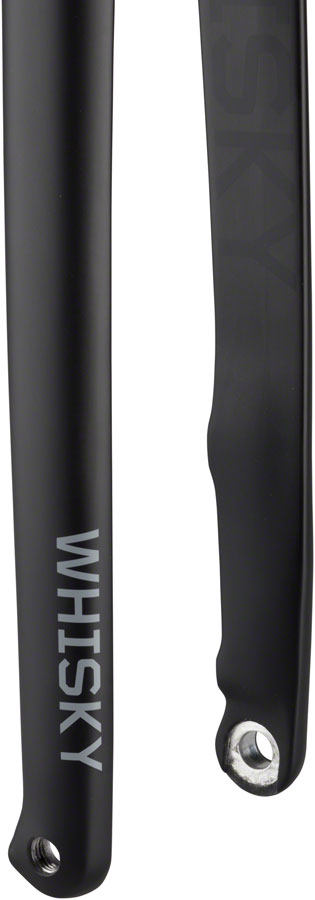 WHISKY No.9 CX Flat Mount Fork - 12mm Thru-Axle, 1-1/8" Carbon Steerer ,Matte Black