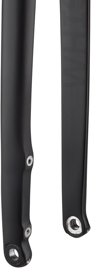 WHISKY No.9 CX Flat Mount Fork - 12mm Thru-Axle, 1-1/8" Carbon Steerer ,Matte Black