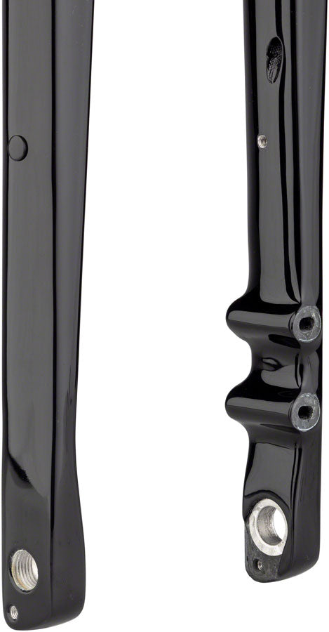 Salsa Cutthroat Carbon Deluxe V2 Fork - 29", 110x15mm Thru-Axle, 1-1/8" Tapered, Carbon, Flat Mount Disc, Gloss Black