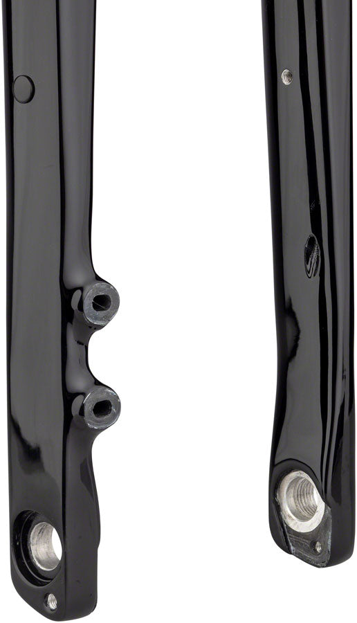 Salsa Cutthroat Carbon Deluxe V2 Fork - 29", 110x15mm Thru-Axle, 1-1/8" Tapered, Carbon, Flat Mount Disc, Gloss Black
