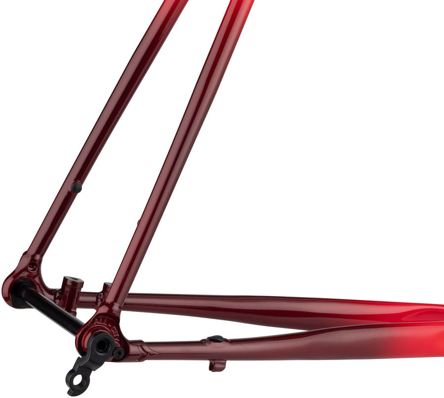 All-City Zig Zag Frameset - 700c, Steel, Orange/Red Fade, 61cm