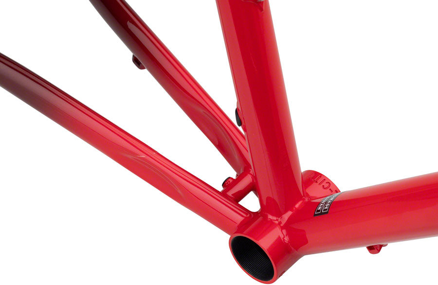 All-City Zig Zag Frameset - 700c, Steel, Orange/Red Fade, 61cm