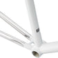 All-City Thunderdome Frameset - 700c, Aluminum, Polished Pearl, 55cm