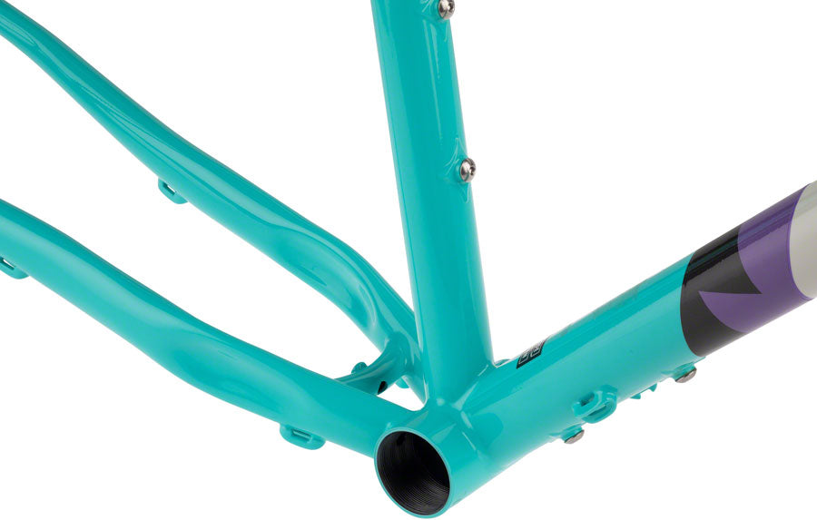 All-City Gorilla Monsoon Frameset - 650b, Steel, Aqua Seafoam, 43cm