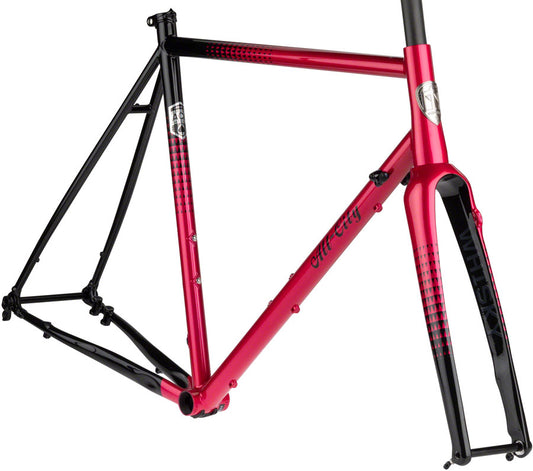 All-City Zig Zag Frameset - 700c, Steel, Sour Cherry Seltzer, 46cm