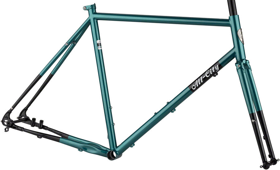 All-City Super Professional Frameset - 700c / 650b, Steel, Night Jade, 55cm
