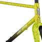 All-City Macho King A.C.E. Frameset - 700c, Steel, Yellow Fade Splatter, 52cm