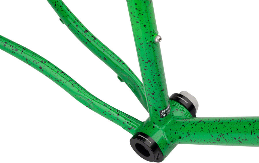 All-City Nature Boy A.C.E. Frameset - 700c, Steel, Green Fade Splatter, 52cm