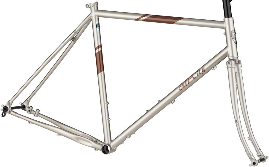 All-City Space Horse Frameset - 700c/650b, Steel, Champagne Shimmer, 61cm