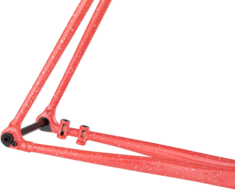 All-City Nature Cross Single Frameset - 700c, Steel, Pink Lemonade, 52cm