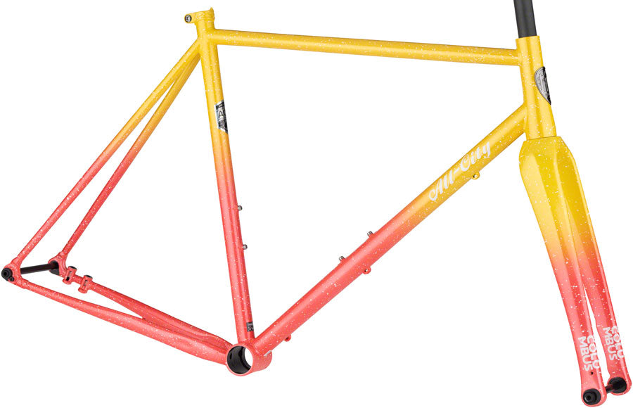 All-City Nature Cross Single Frameset - 700c, Steel, Pink Lemonade, 61cm