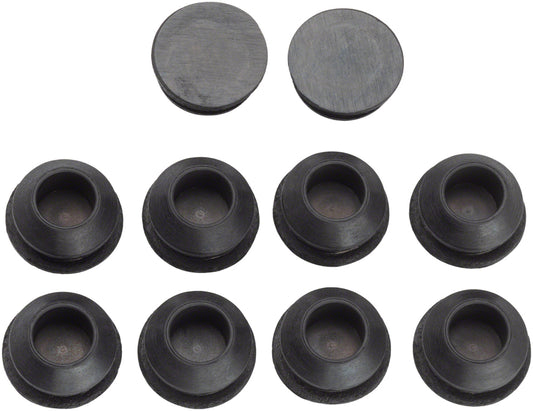 Jagwire Frame Plug Refill Bag - Closed Type for 8.0mm Round Frame Port, Bag/10 Plugs