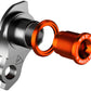 Wheels Manufacturing Universal Derailleur Hanger - 404-3, For Frames designed to accept SRAM UDH, Black/Orange