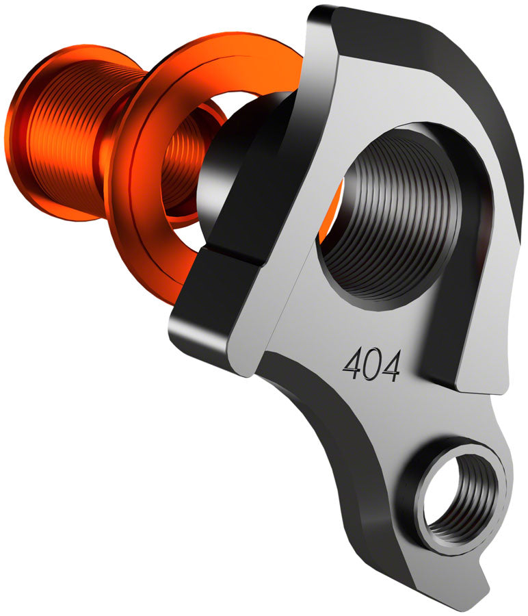 Wheels Manufacturing Universal Derailleur Hanger - 487-3, For Trek ABP MTB Frames designed to accept SRAM UDH, Black/Orange