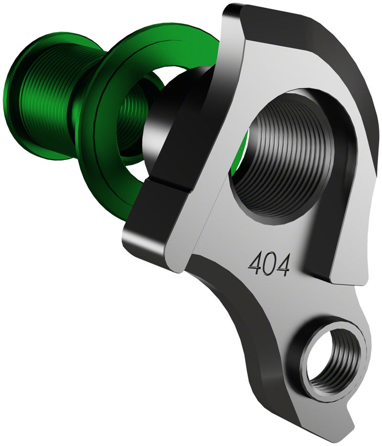 Wheels Manufacturing Universal Derailleur Hanger - 487-9, For Trek ABP MTB Frames designed to accept SRAM UDH, Black/Green