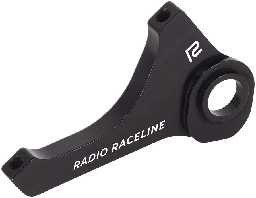 Radio Raceline Helium Expert Disc Brake Mount - Fits Helium, Junior, and Expert frames, 10mm, Black