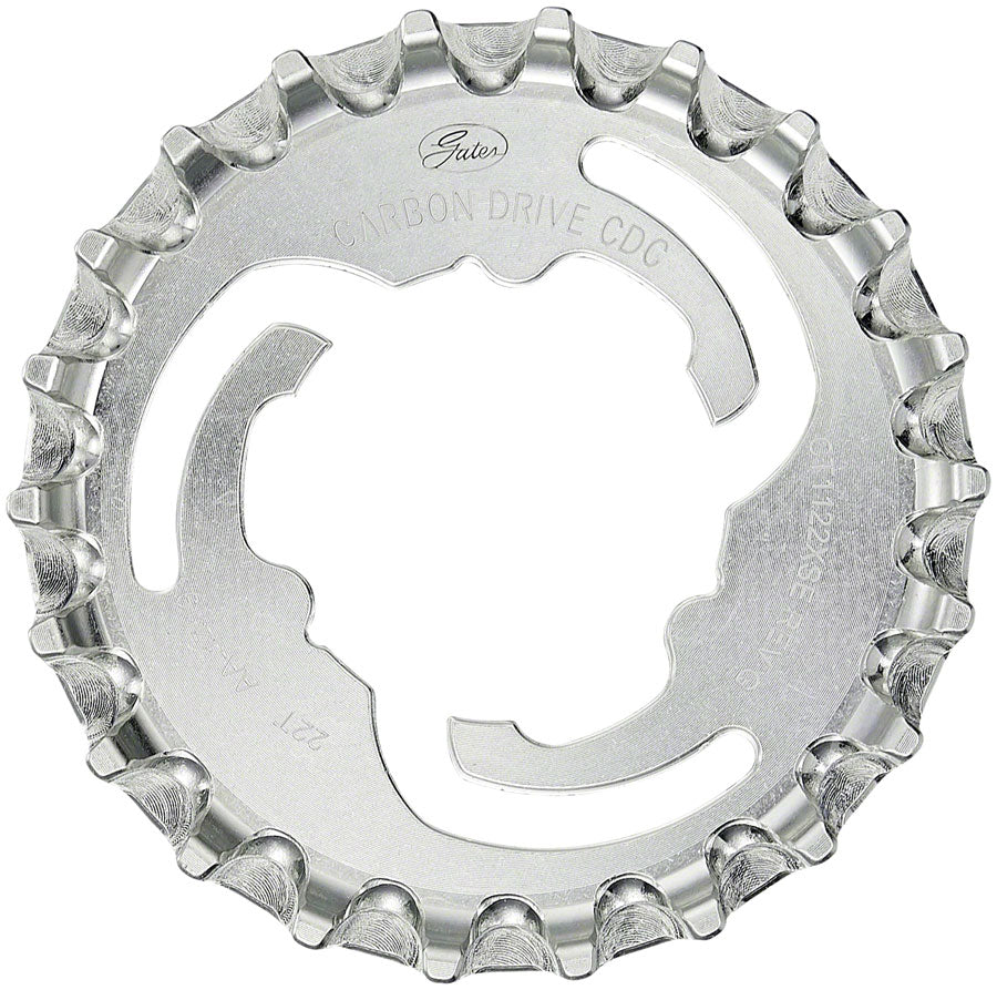 Gates Carbon Drive CDC CenterTrack 3-Lobe SureFit™ Rear Sprocket - 22t, Shimano/SRAM 3-Lobe, Gray