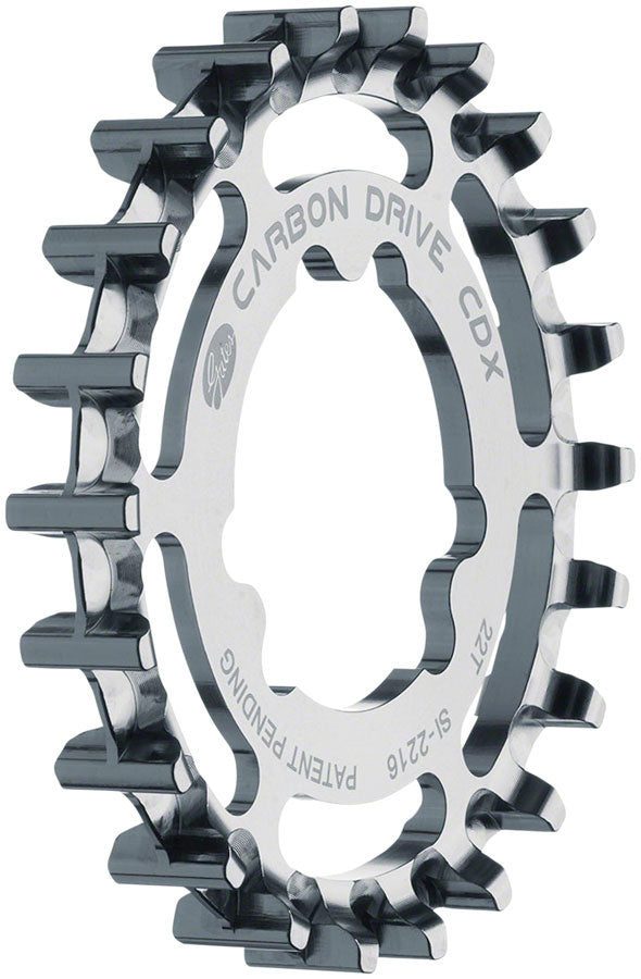 Gates Carbon Drive CDX CenterTrack Rear Sprocket - 22t, For Sturmey-Archer 31.85mm 3-Lobe, Silver