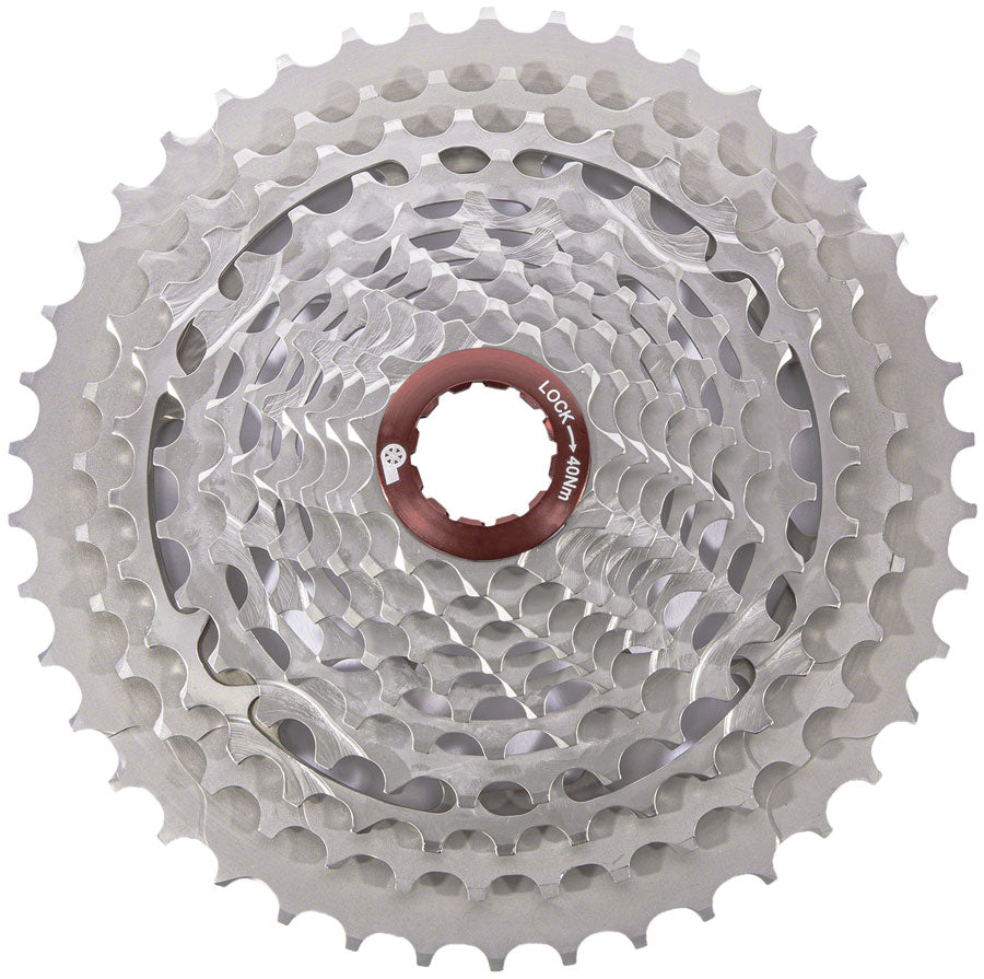 Prestacycle UniBlock PRO Gravel Cassette - 11-Speed, For HG 11 Freehub, 11-40, Silver