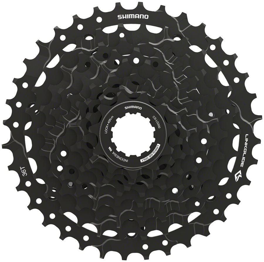 Shimano CUES CS-LG300-9 Cassette - 9-Speed, 11-36t, Black