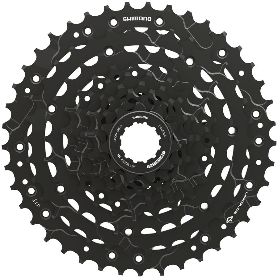 Shimano CUES CS-LG300-9 Cassette - 9-Speed, 11-41t, Black