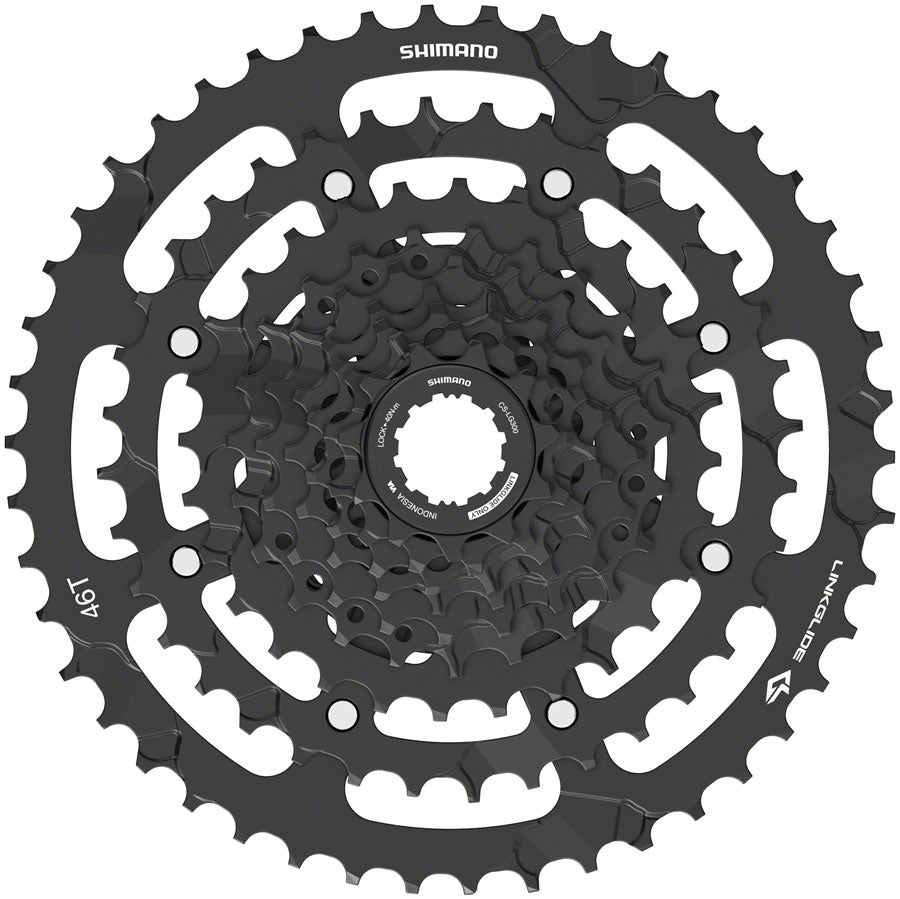Shimano CUES CS-LG300-9 Cassette - 9-Speed, 11-46t, Black