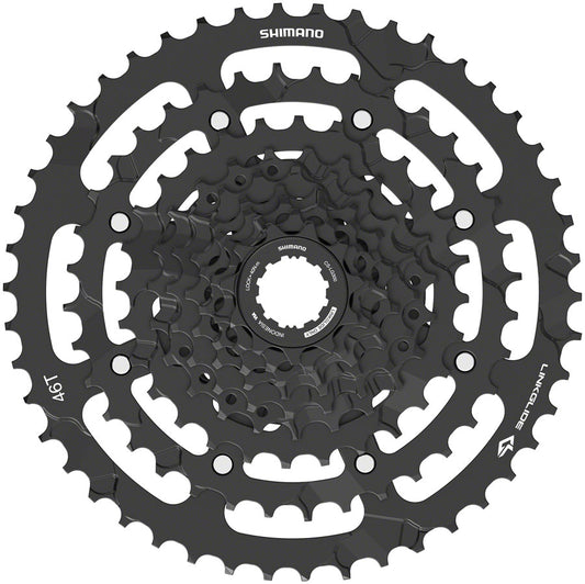 Shimano CUES CS-LG300-9 Cassette - 9-Speed, 11-46t, Black