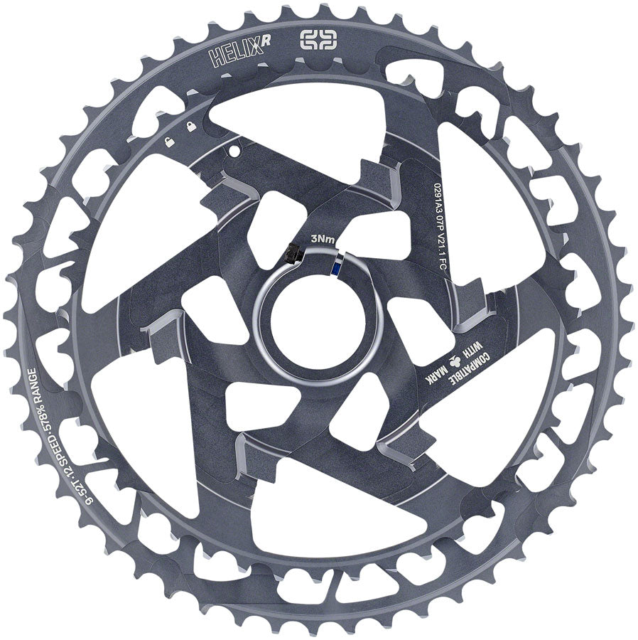 e*thirteen Helix Race Cassette - 12-Speed, 9-52t, Gray