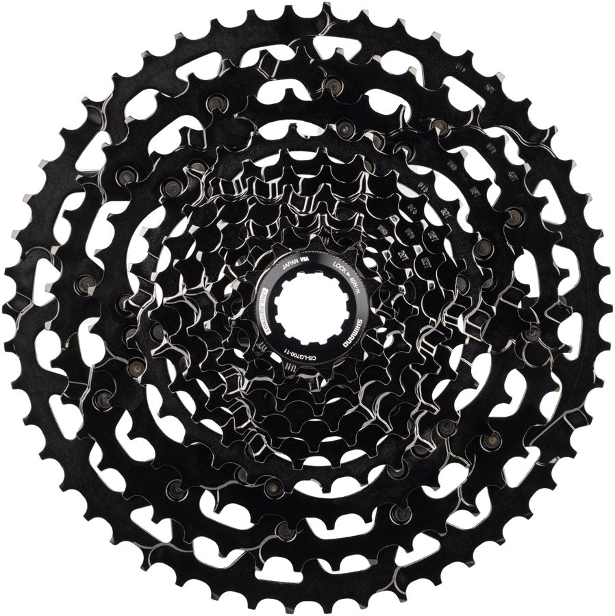 Shimano CS-LG700-11 Cassette - 11 Speed, 11-50t, LINKGLIDE, Black
